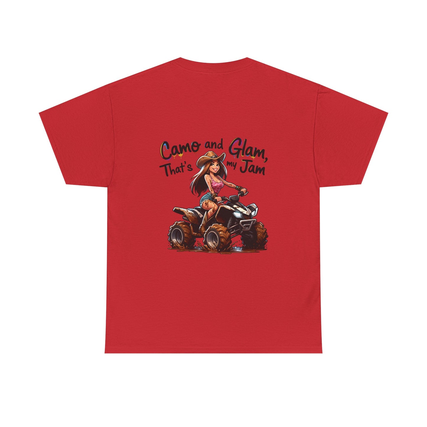 "Camo and Glam" Unisex Cotton T-Shirt