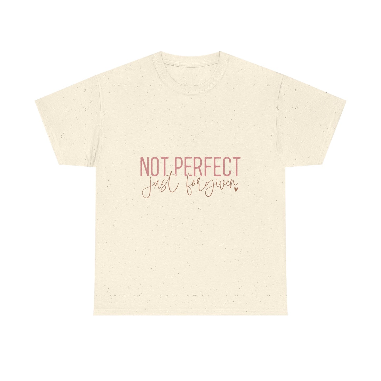 "Not Perfect Just Forgiven" Unisex Cotton T-Shirt