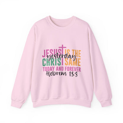 "Jesus Is" Faith-Inspired Crewneck Sweatshirt