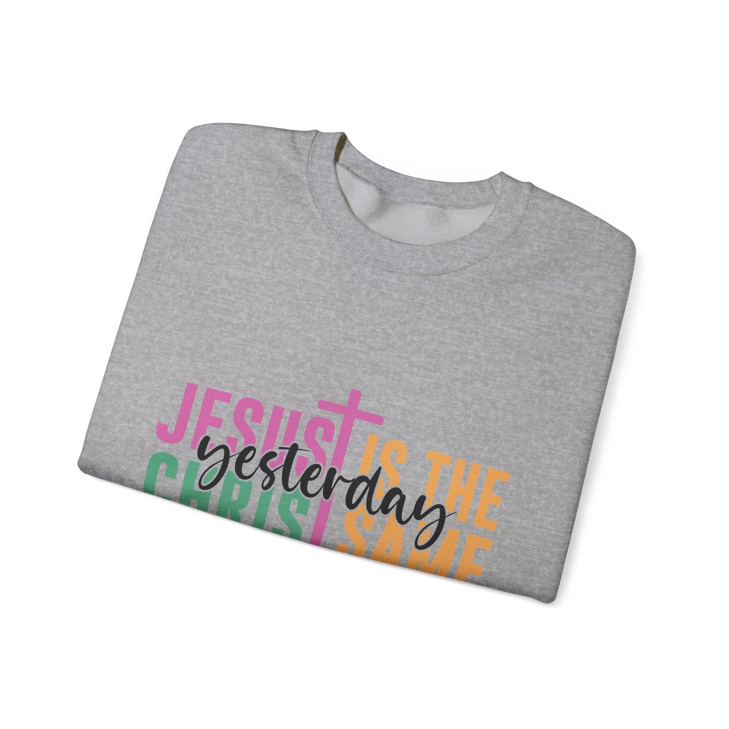 "Jesus Is" Faith-Inspired Crewneck Sweatshirt