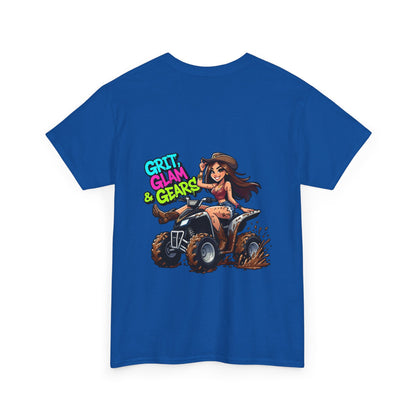 "Grit, Grit & Gears" Unisex Cotton T-Shirt