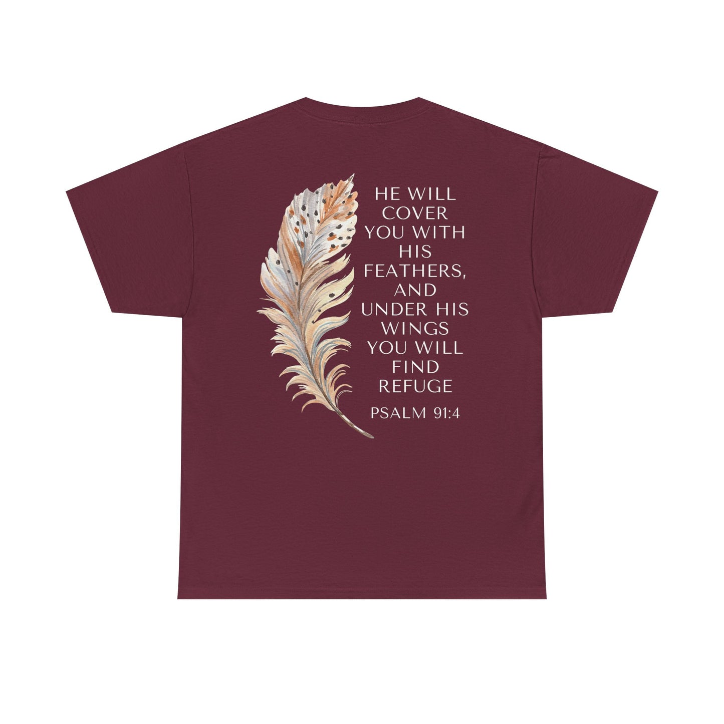 "Cover You With Feathers" Unisex Cotton T-Shirt