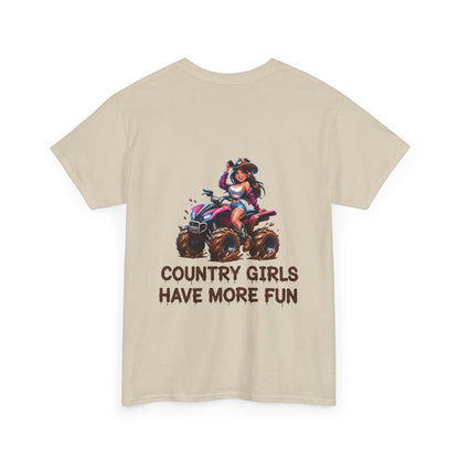 "Country Girls Have More Fun" Unisex Cotton T-Shirt