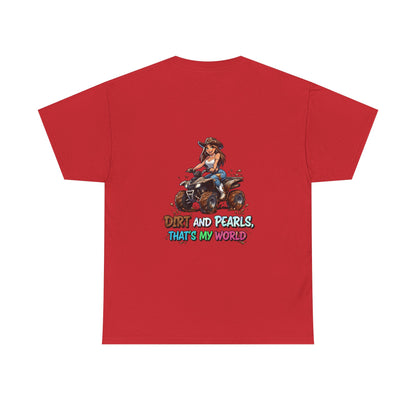 "Dirt and Pearls" Unisex Cotton T-Shirt
