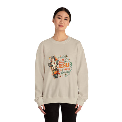 "Fall for Jesus" Unisex Crewneck Sweatshirt