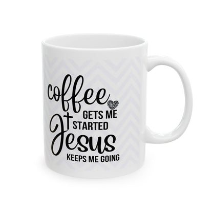 "Coffee with Jesus" Mug