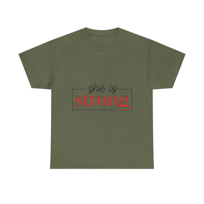 "She Is Strong" Unisex T‑Shirt