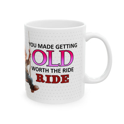 "Worth The Ride" Mug