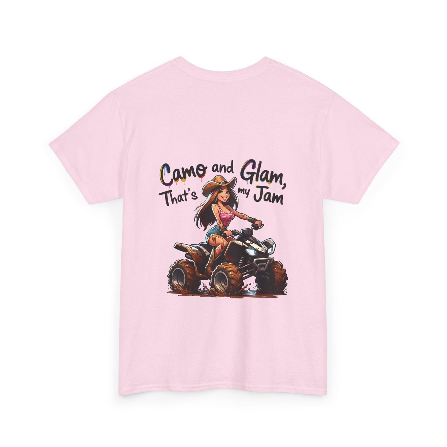 "Camo and Glam" Unisex Cotton T-Shirt