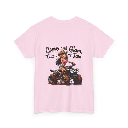 "Camo and Glam" Unisex Cotton T-Shirt
