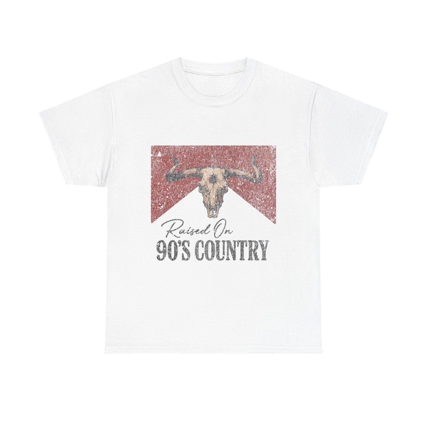 "90's Raised On Country Music" Unisex Cotton T-Shirt