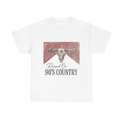 "90's Raised On Country Music" Unisex Cotton T-Shirt