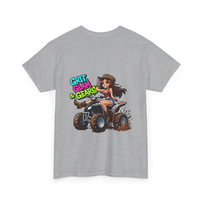 "Grit, Grit & Gears" Unisex Cotton T-Shirt