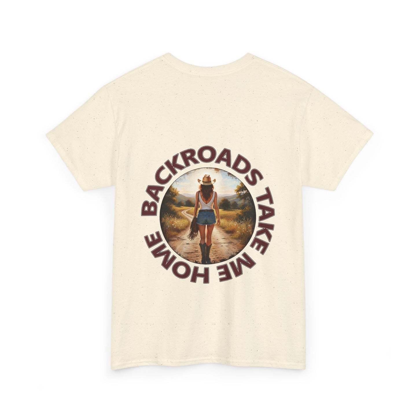 "Backroads Take Me Home" Unisex Cotton T-Shirt