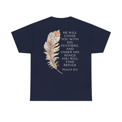 "Cover You With Feathers" Unisex Cotton T-Shirt