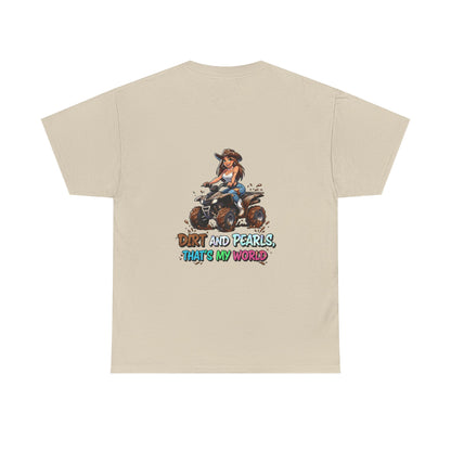 "Dirt and Pearls" Unisex Cotton T-Shirt