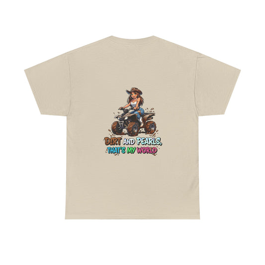 "Dirt and Pearls" Unisex Cotton T-Shirt