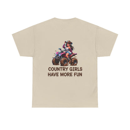 "Country Girls Have More Fun" Unisex Cotton T-Shirt