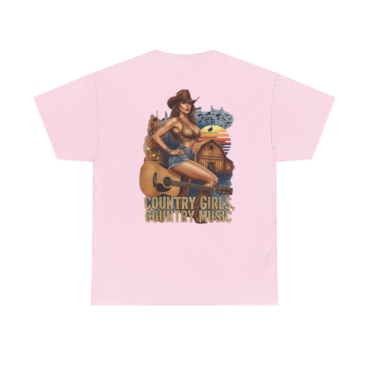 "Country Music" Unisex Cotton T-Shirt