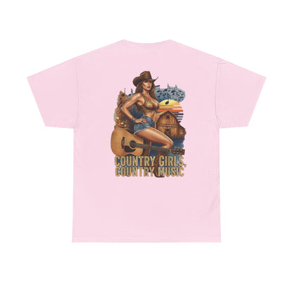 "Country Music" Unisex Cotton T-Shirt