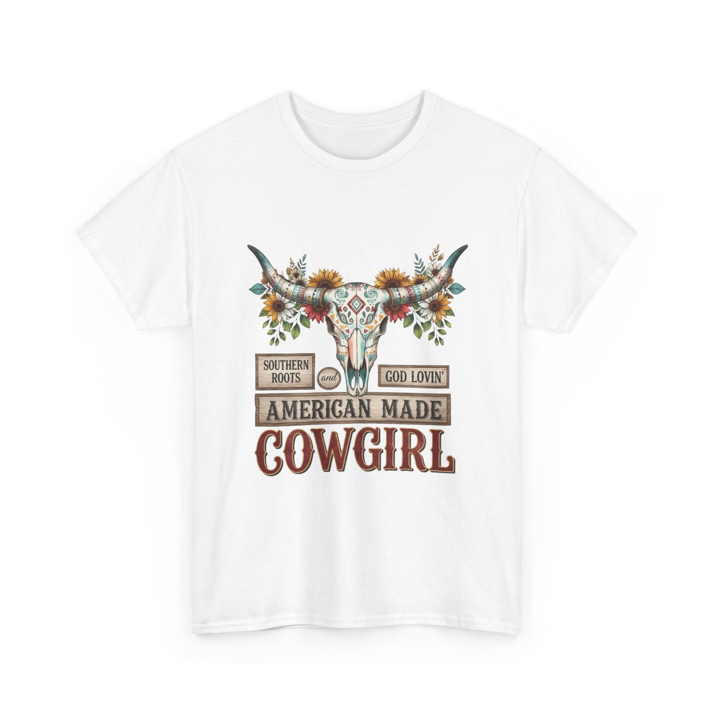 "American Made Cowgirl" Unisex T-Shirt