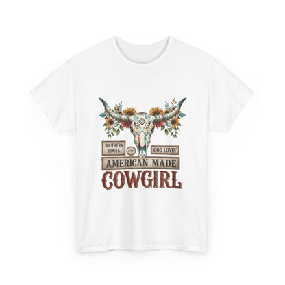 "American Made Cowgirl" Unisex T-Shirt