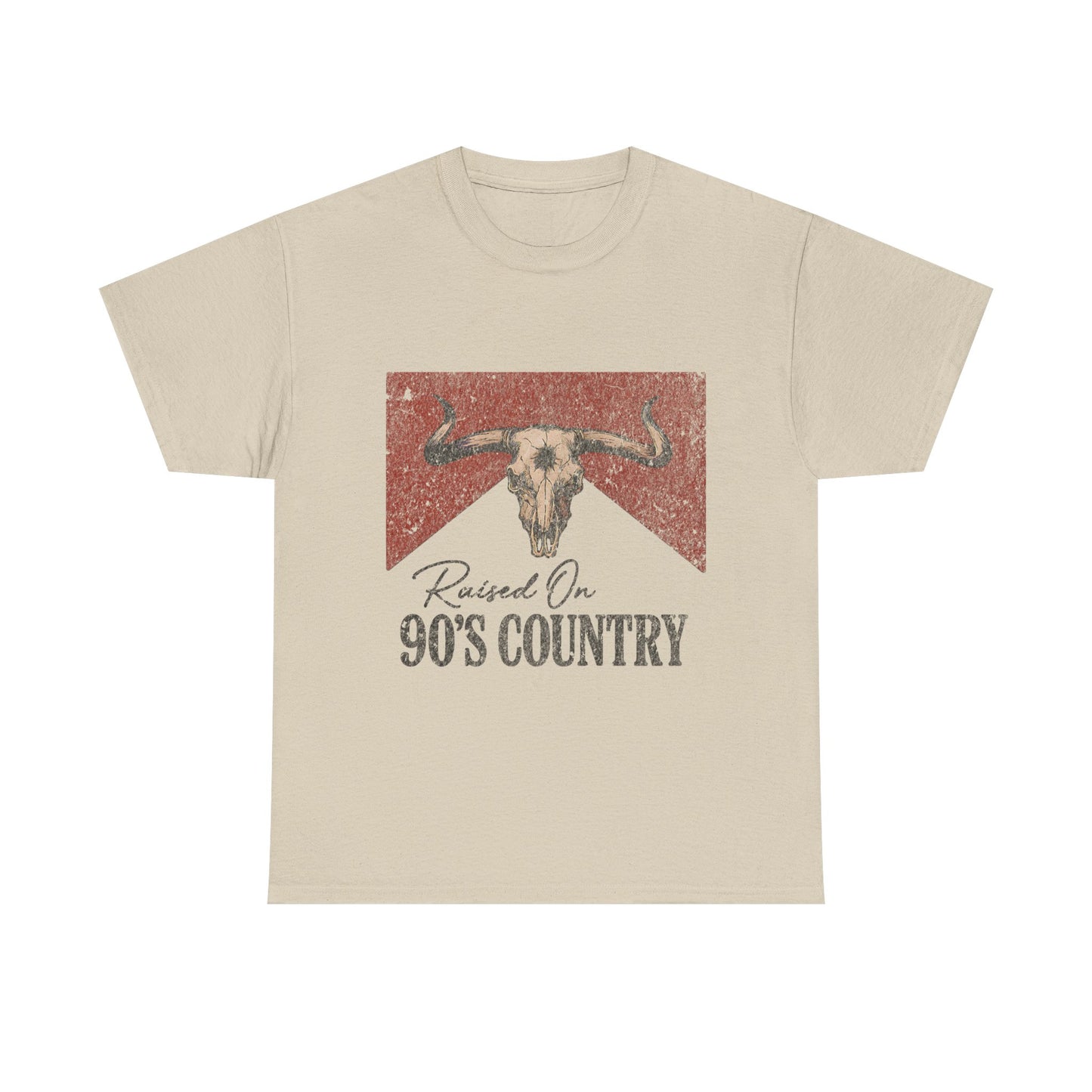 "90's Raised On Country Music" Unisex Cotton T-Shirt