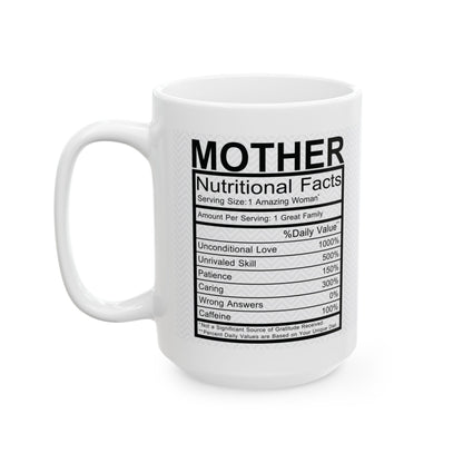 "Nutritional Mom Facts" Mug
