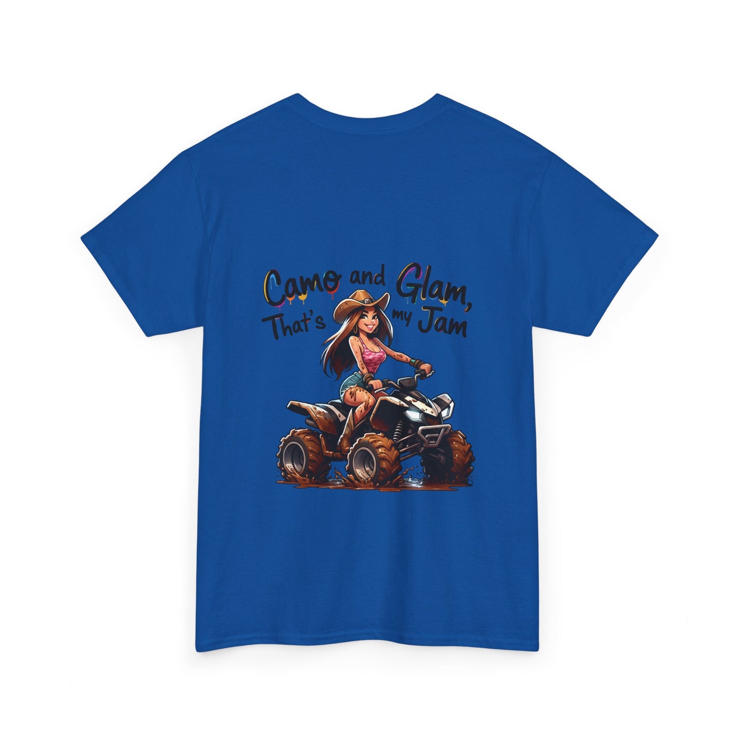 "Camo and Glam" Unisex Cotton T-Shirt
