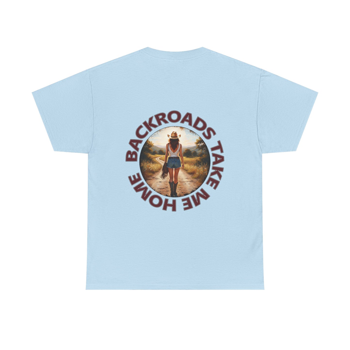"Backroads Take Me Home" Unisex Cotton T-Shirt