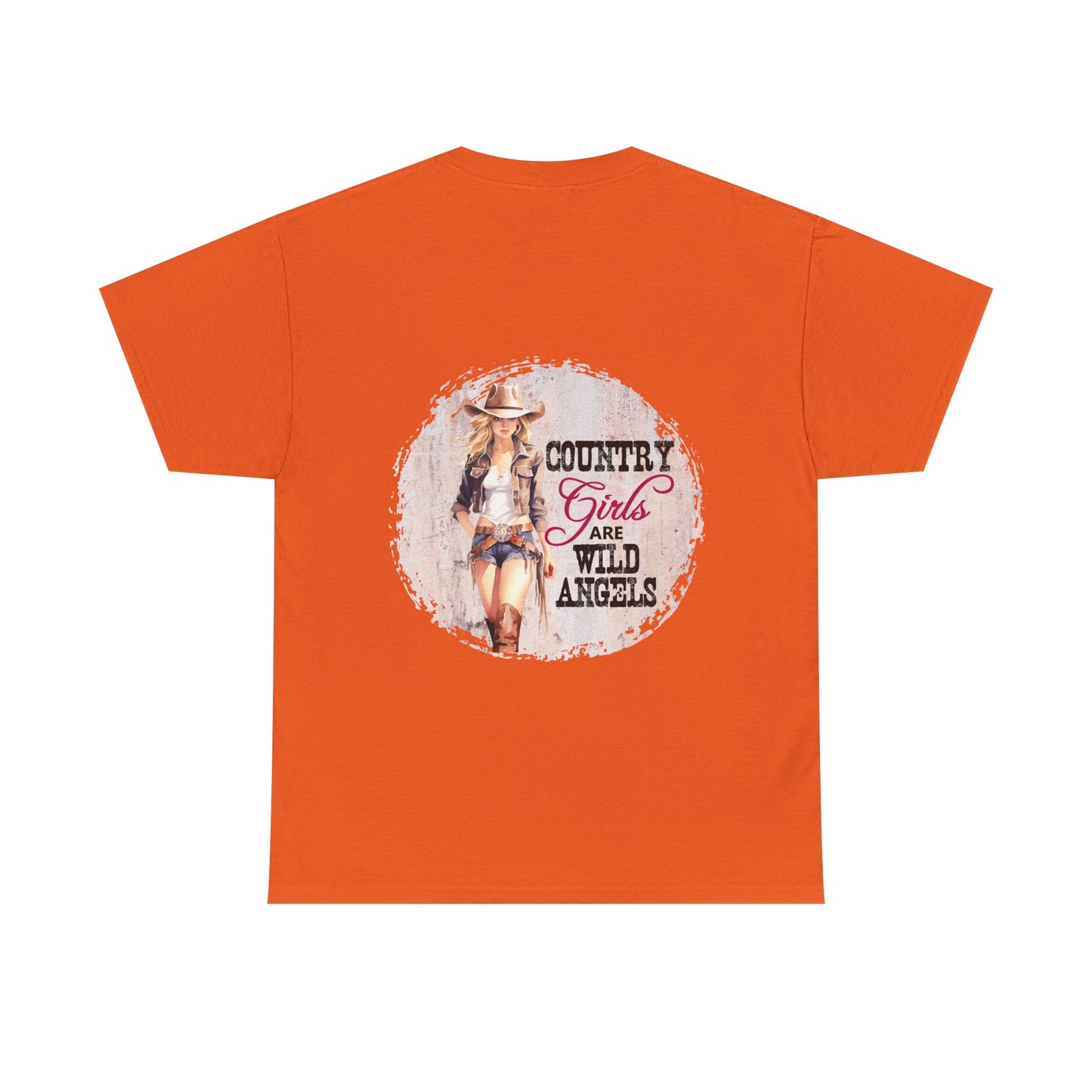 "Country Girls Wild Angels" Unisex Cotton T-Shirt