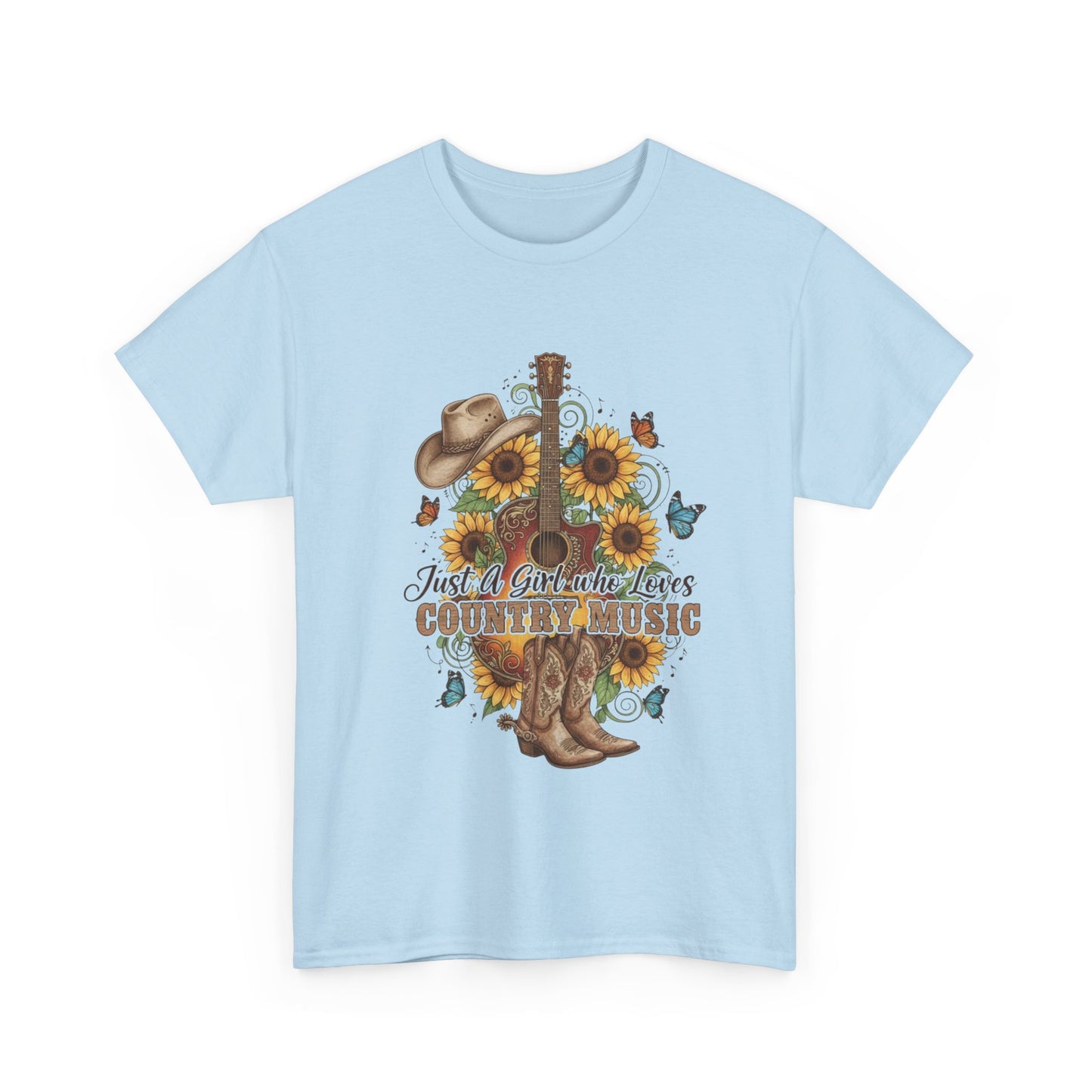 "Just a Girl Who Loves Country Music" Unisex T-Shirt