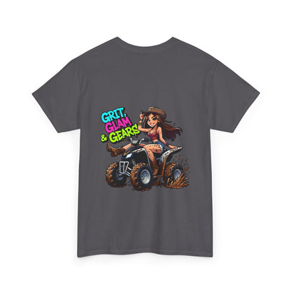 "Grit, Grit & Gears" Unisex Cotton T-Shirt
