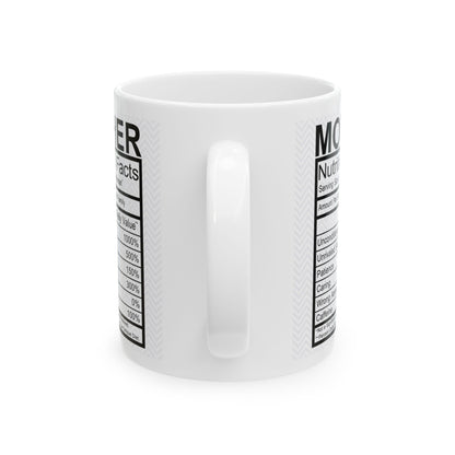 "Nutritional Mom Facts" Mug