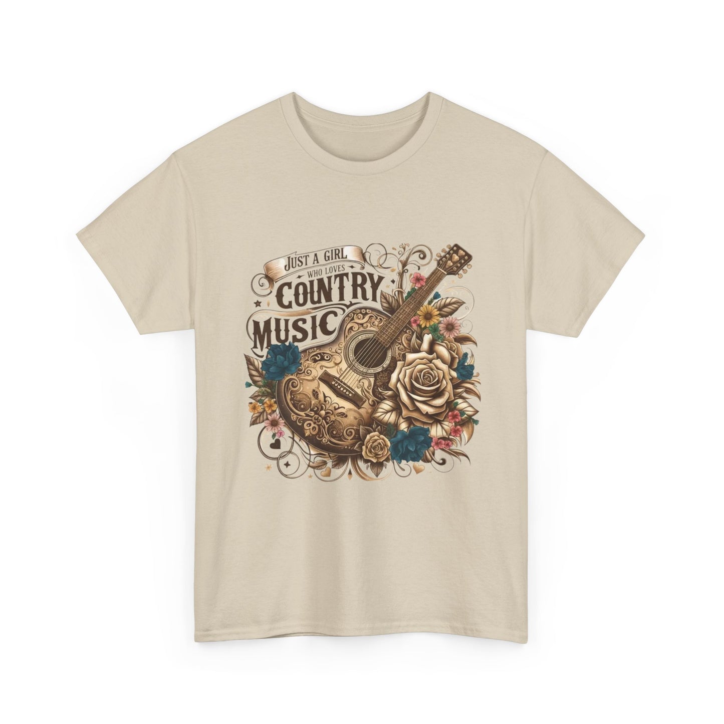 "Just a Girl Who Loves Country Music" Unisex T-Shirt