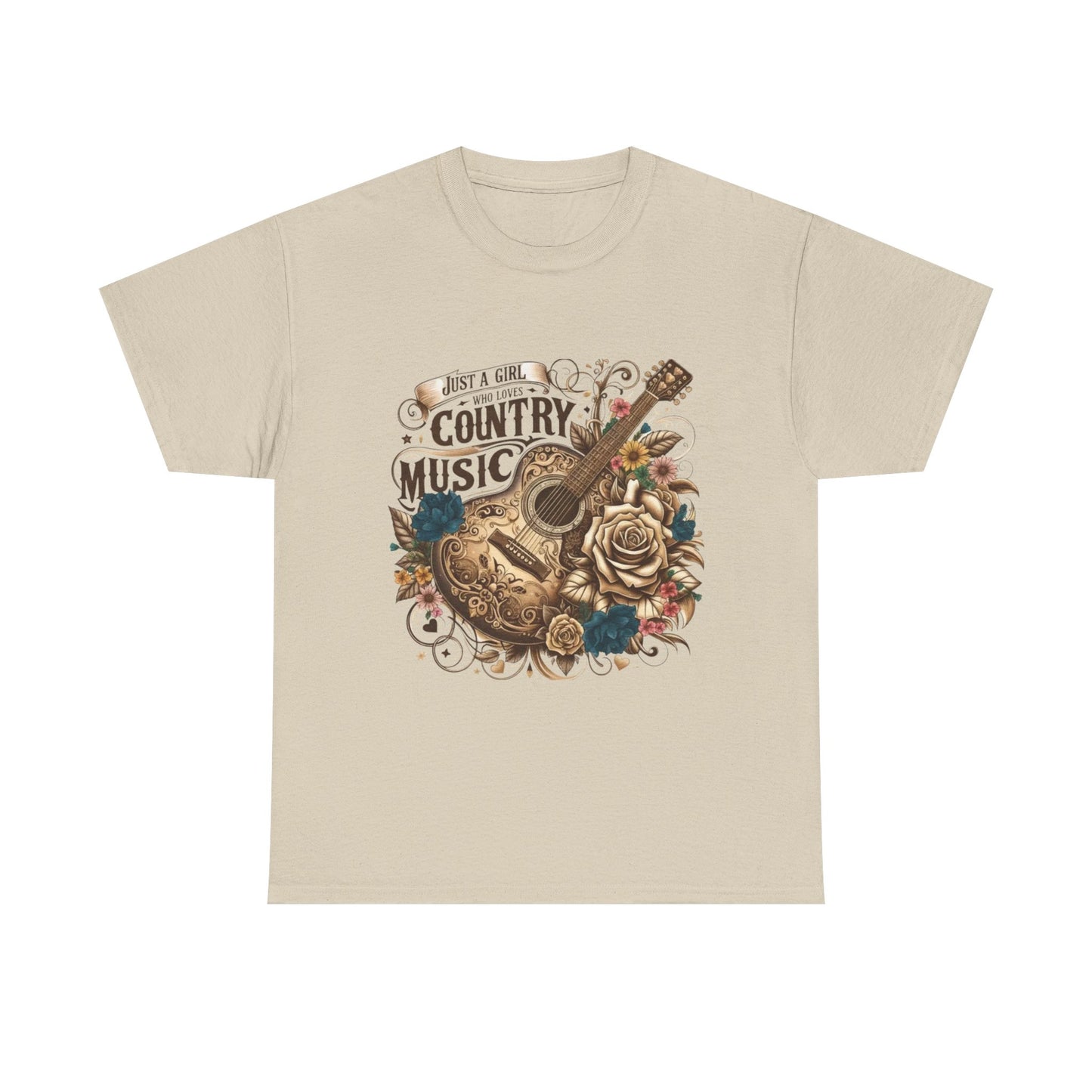 "Just a Girl Who Loves Country Music" Unisex T-Shirt