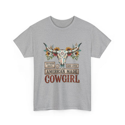 "American Made Cowgirl" Unisex T-Shirt