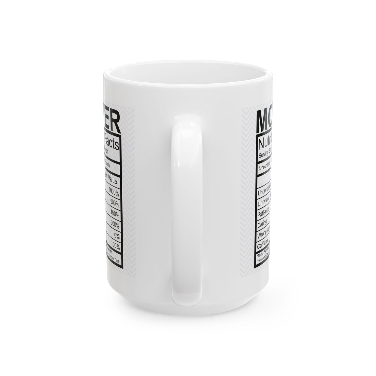 "Nutritional Mom Facts" Mug