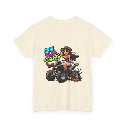 "Grit, Grit & Gears" Unisex Cotton T-Shirt