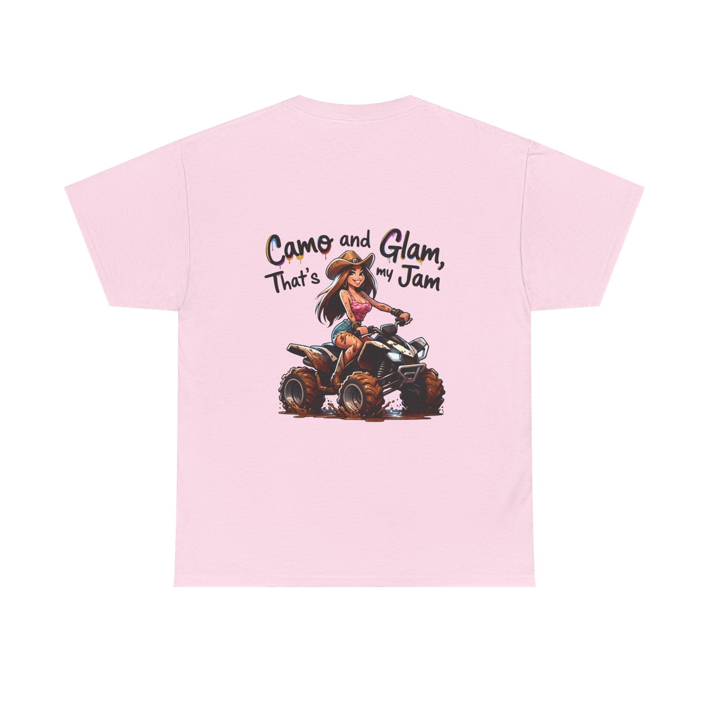 "Camo and Glam" Unisex Cotton T-Shirt