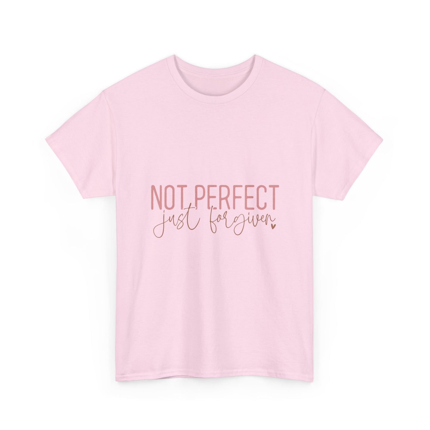 "Not Perfect Just Forgiven" Unisex Cotton T-Shirt