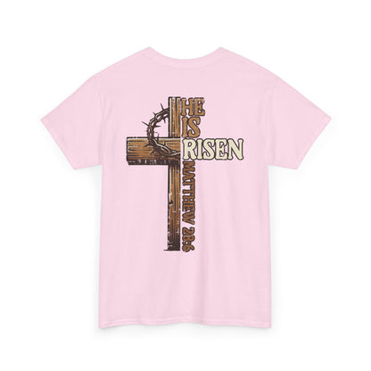 'He is Risen' Unisex Cotton T-Shirt