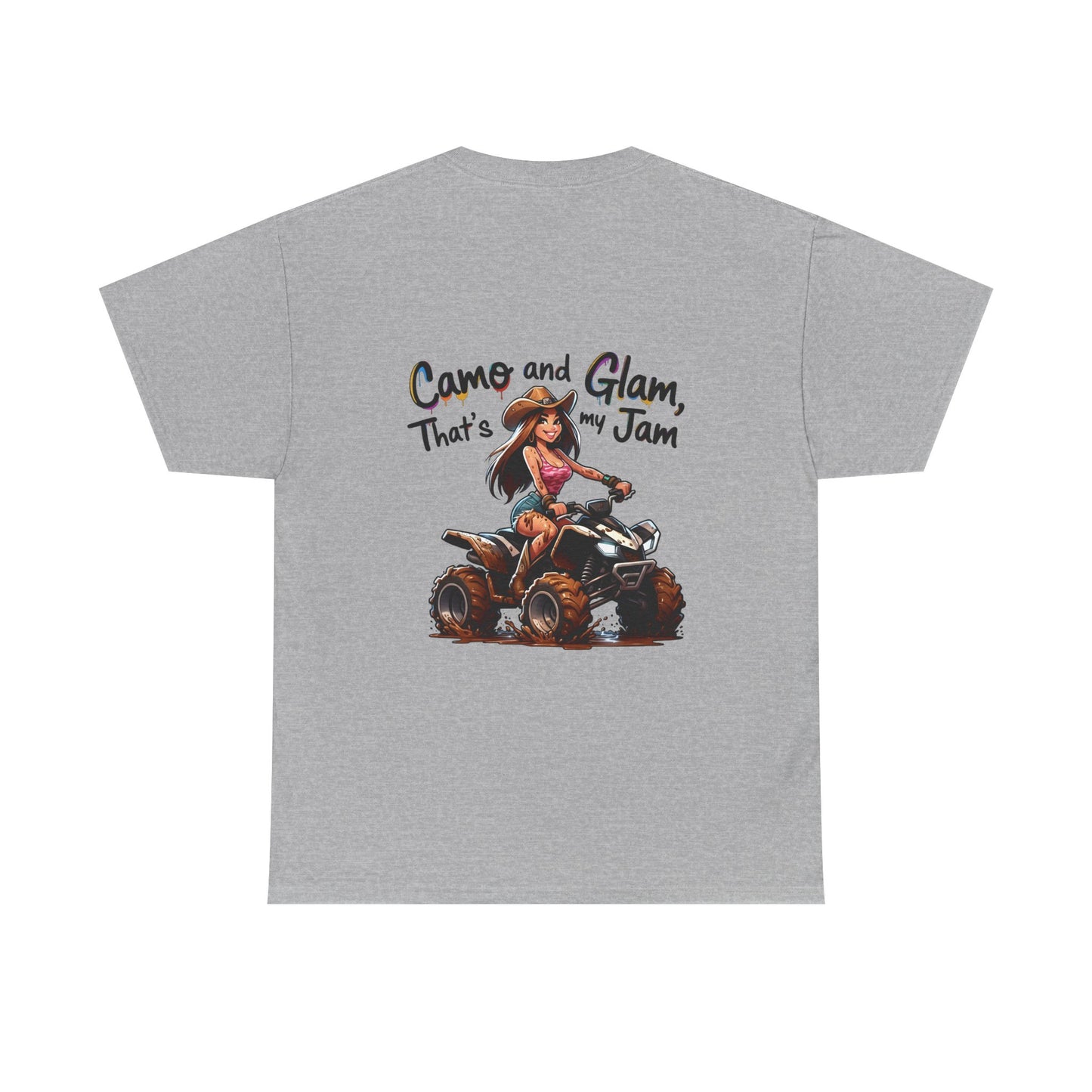 "Camo and Glam" Unisex Cotton T-Shirt