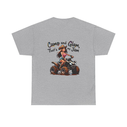 "Camo and Glam" Unisex Cotton T-Shirt
