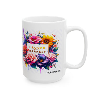 "Loved In Darkness" Mug