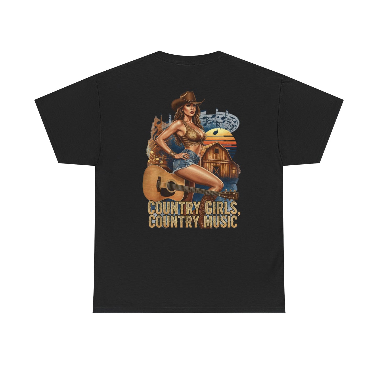"Country Music" Unisex Cotton T-Shirt