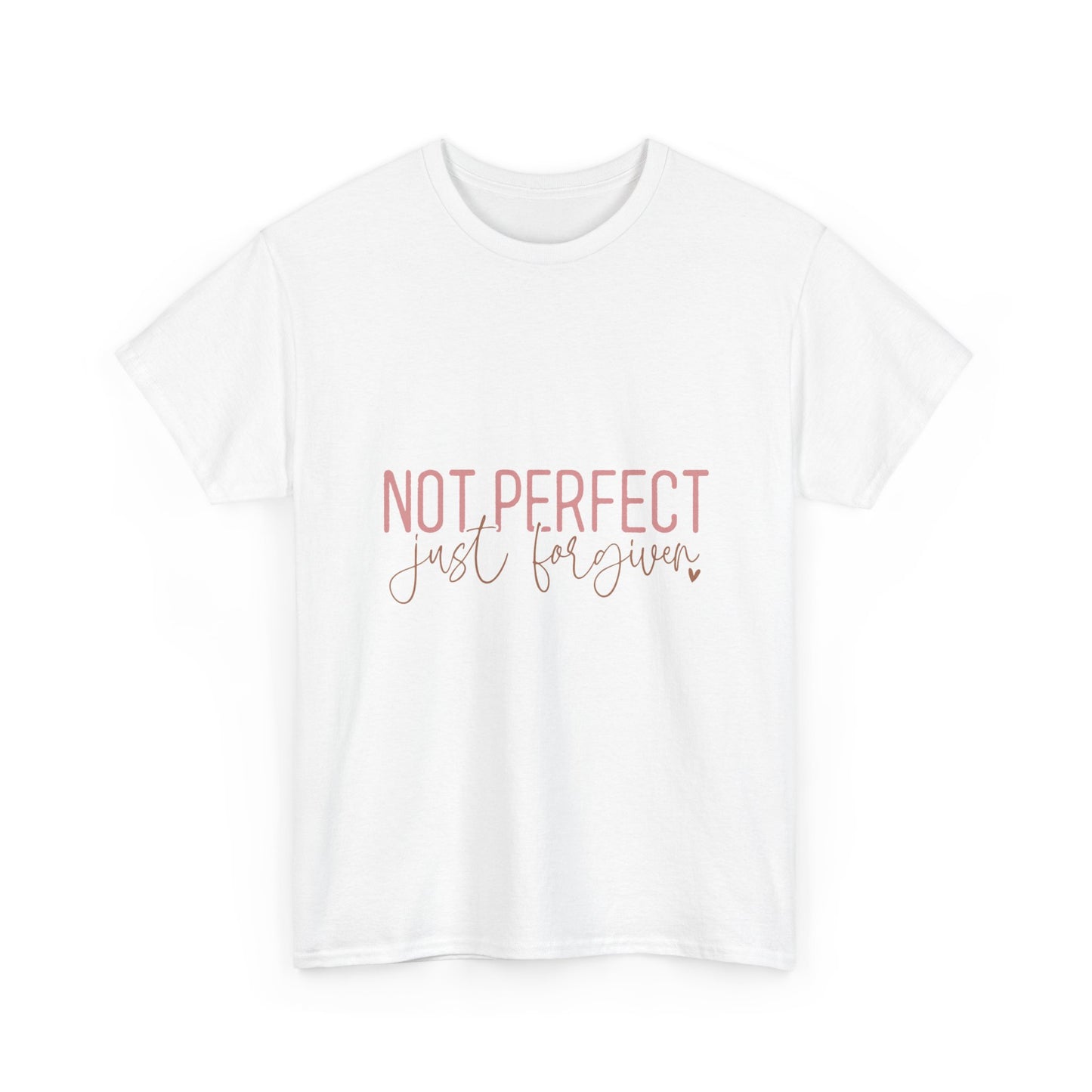 "Not Perfect Just Forgiven" Unisex Cotton T-Shirt