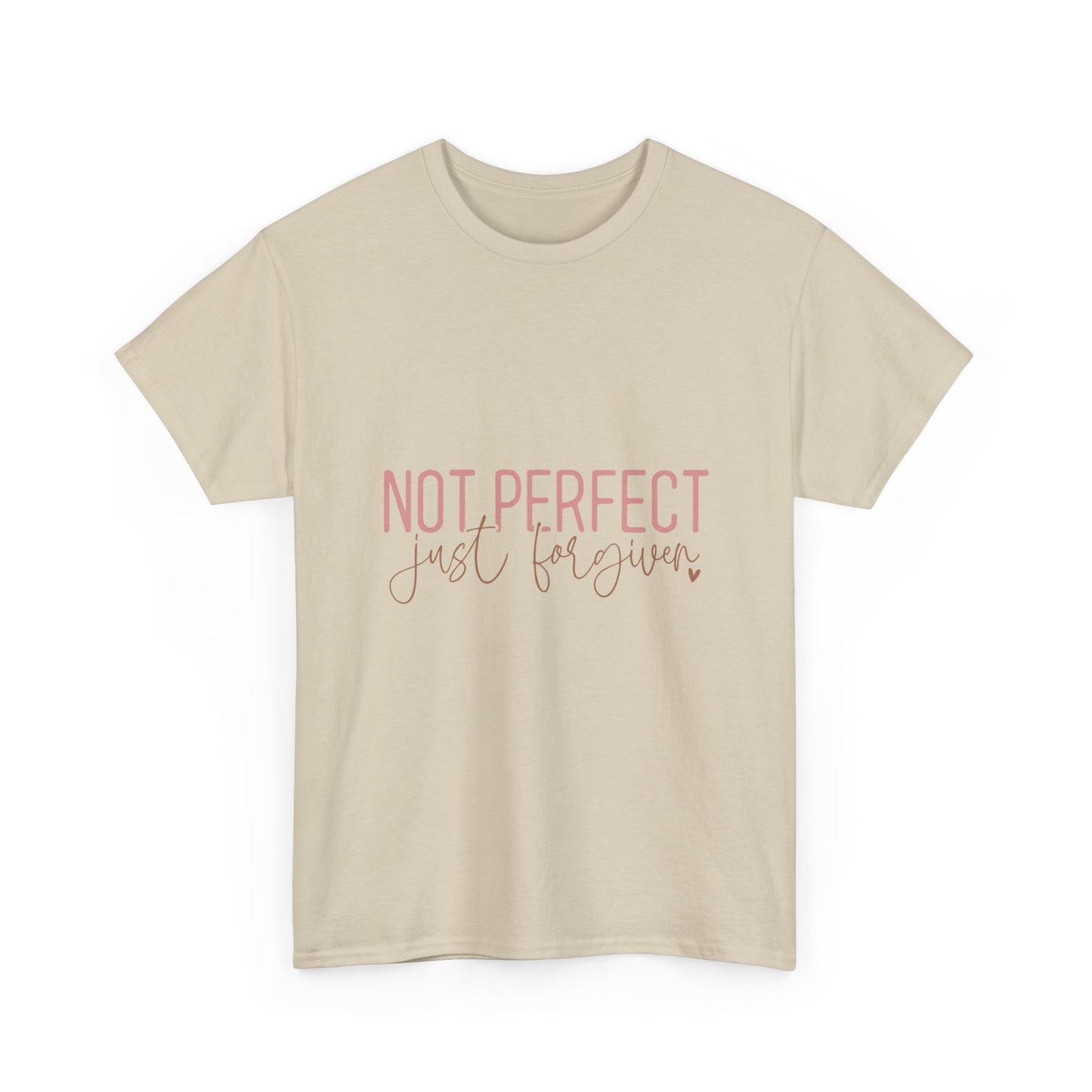 "Not Perfect Just Forgiven" Unisex Cotton T-Shirt