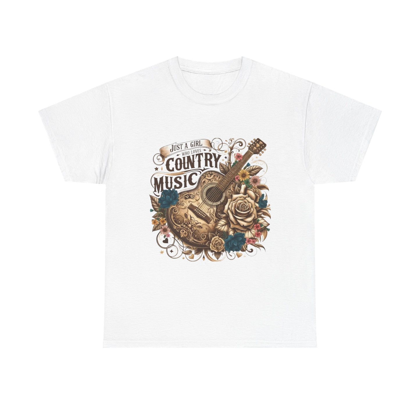 "Just a Girl Who Loves Country Music" Unisex T-Shirt