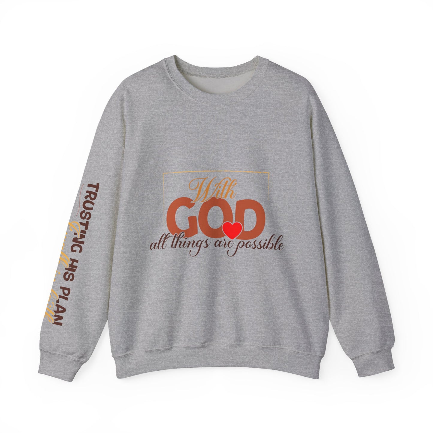 "With God" Crewneck Sweatshirt